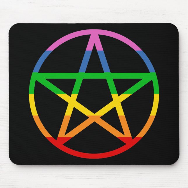 Mousepad Rainbow Pentacle (Frente)