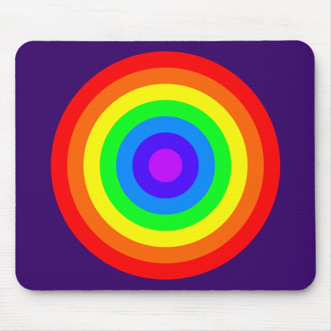 Mousepad Rainbow Roundel (Frente)