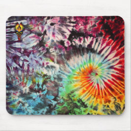 Mousepad Rainbow Tie Dye