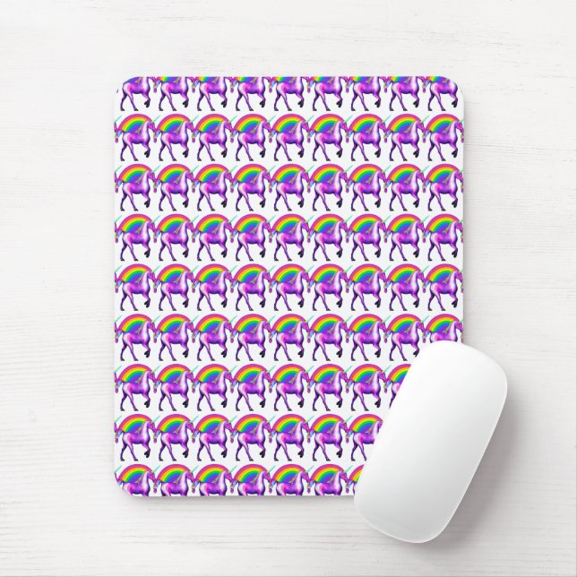 Mousepad Rainbow unicorn (Com mouse)