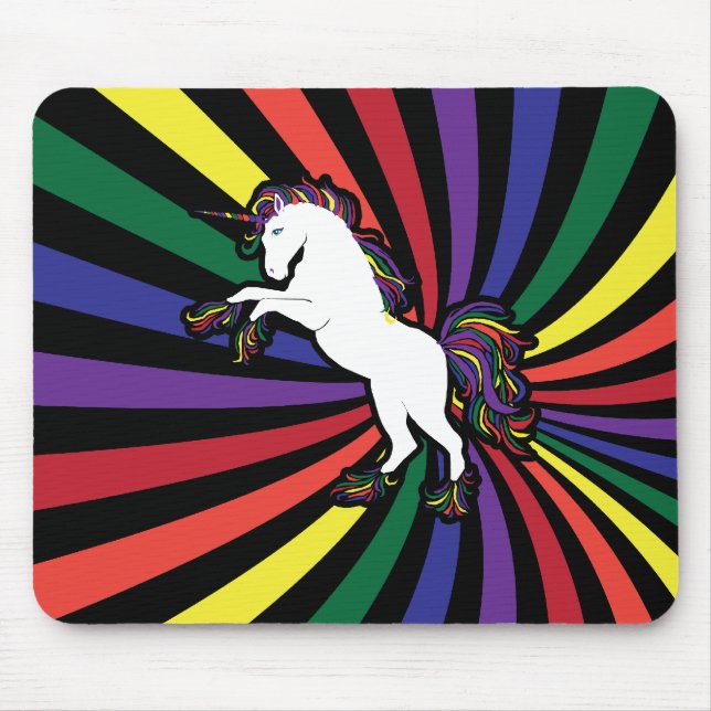 Mousepad Rainbow Unicorn (Frente)