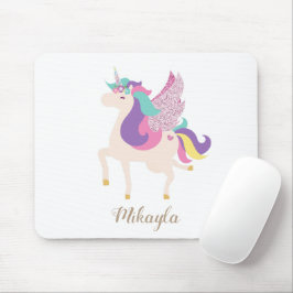 Mousepad Rainbow Unicorn Cute