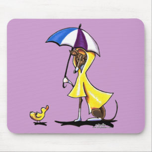 Mousepad Raincoat do galgo italiano