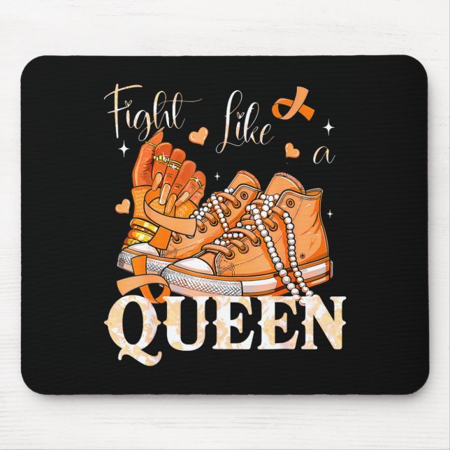 Mousepad Rainha Afro Sobrevivente da Esclerose Múltipla Lar (Frente)