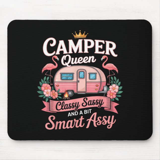 Mousepad Rainha Camper Cly Sy Inteligente Y Presentes de Ca (Frente)