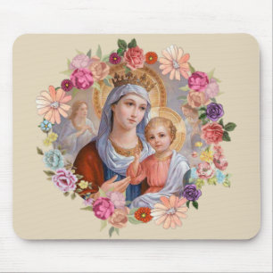 Mousepad Rainha Cérebro Jesus Angela Rosas Flores