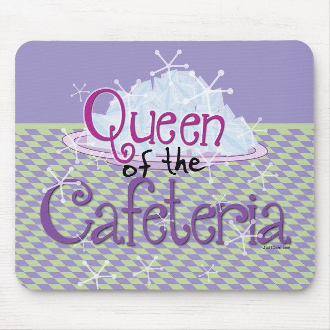 Mousepad Rainha da Cafeteria - Merendeira (Frente)
