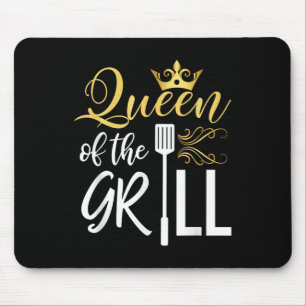Mousepad Rainha Da Grelha Engraçada Churrasco-Chef Mulheres