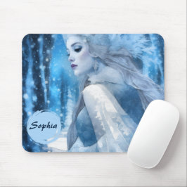 Mousepad Rainha da Neve Congelada na Terra das Maravilhas d