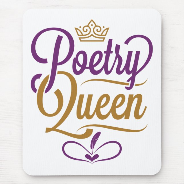 Mousepad Rainha da Poesia (Frente)