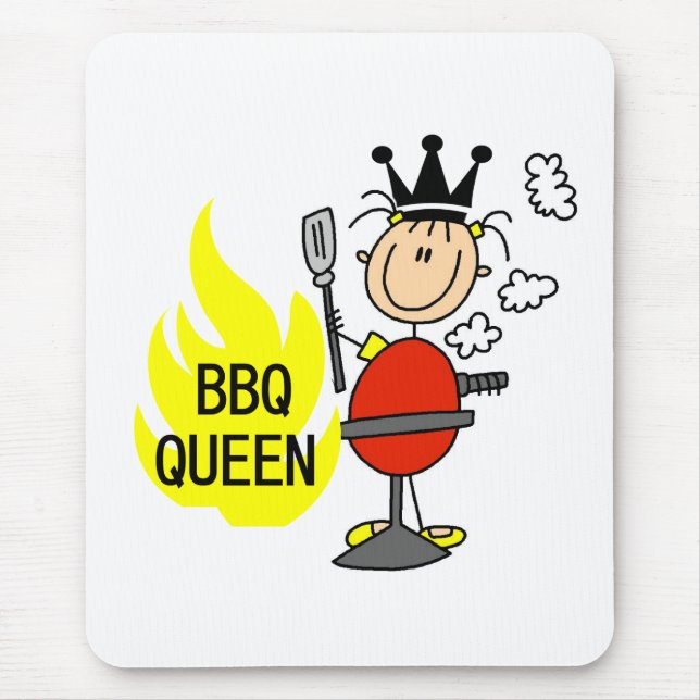Mousepad Rainha de Barbequeing (Frente)