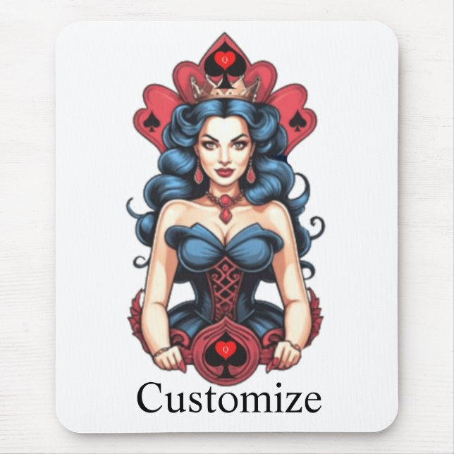 Mousepad Rainha de Espadas Thunder_Cove (Frente)