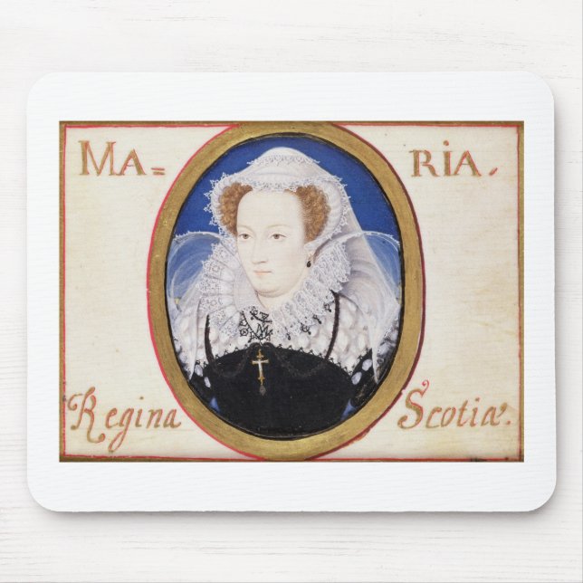 Mousepad Rainha de Mary de escocês (1542-87) (gouache no (Frente)
