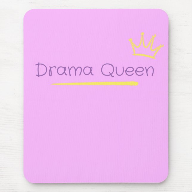 Mousepad Rainha do Drama (Frente)