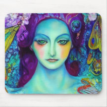 Rainha Fada Encantada com Borboletas