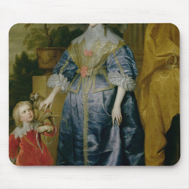 Mousepad Rainha Henrietta Maria e seu anão (Frente)