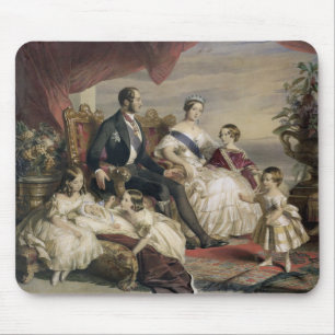 Mousepad Rainha Victoria (1819-1901) e príncipe Albert