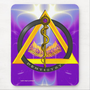 MOUSEPAD RAIO DA DENTISTRAÇÃO DE ASCLEPIUS DENTISTA
