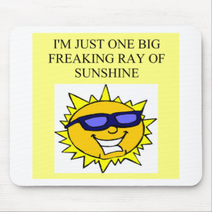 Mousepad raio de luz do sol freaking