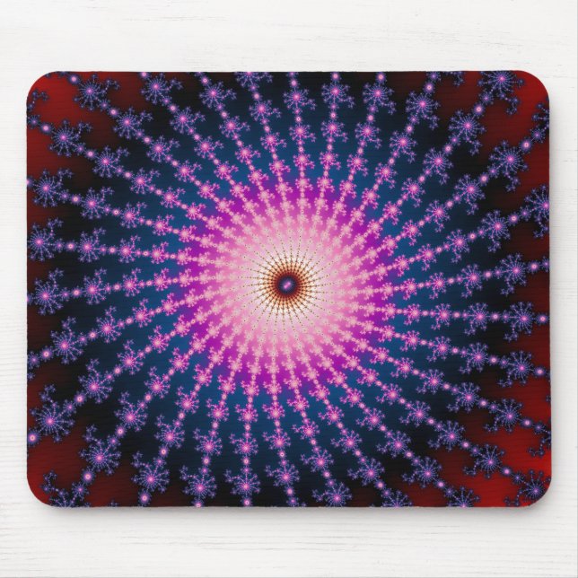 Mousepad Raio Fractal de Sangue (Frente)