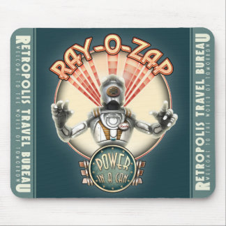 Mousepad Raio-O-Zap o tapete do rato retro do robô
