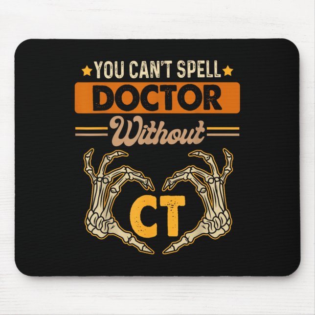 Mousepad Raio-X de tomografia computadorizado que você não  (Frente)