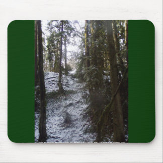 Mousepad Raios de Sun da floresta na neve #53