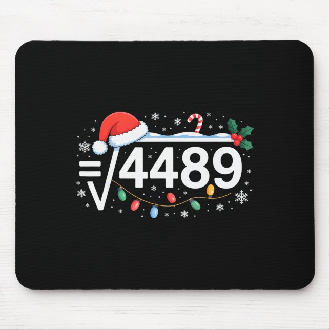 Mousepad Raiz Quadrada 4489 Engraçado 67 Meme Professor de  (Frente)