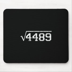 Mousepad Raiz Quadrada De 4489 Gíria Professor De Matemátic