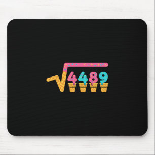 Mousepad Raiz Quadrada De 4489 Sorvete Drip Meme Gíria 67 6