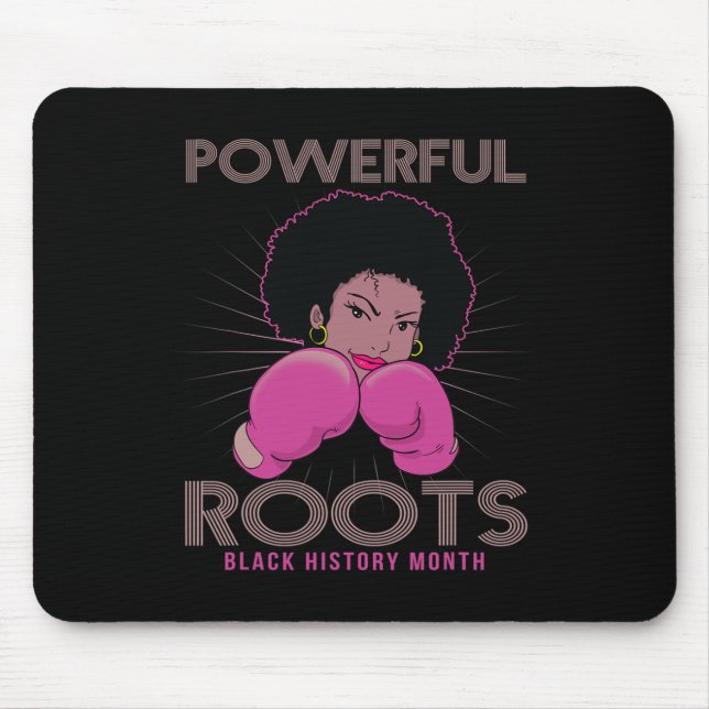 Mousepad Raízes História Negra Mês Eu Amo As Minhas Raízes (Frente)