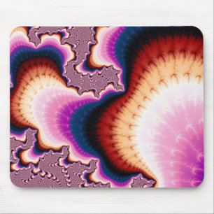 Mousepad Raízes Rosa - Mouse Fractal