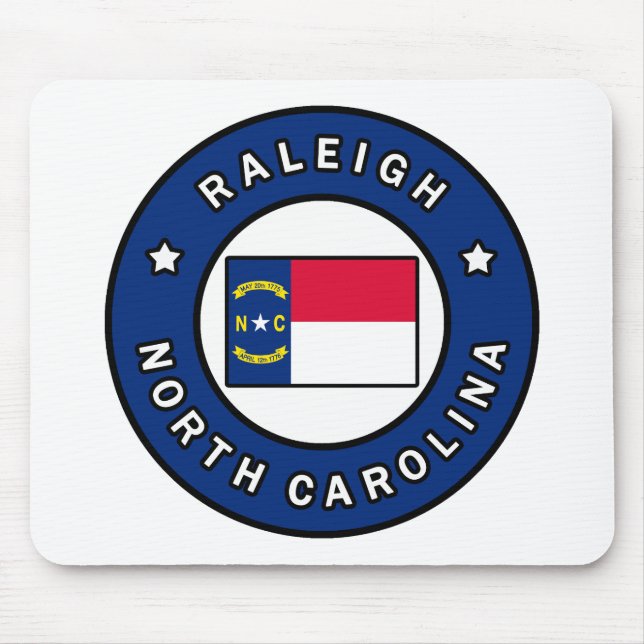 Mousepad Raleigh Carolina do Norte (Frente)