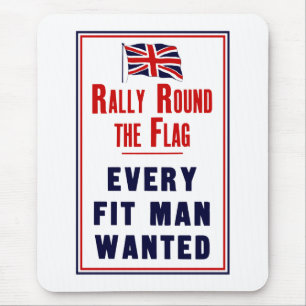 Mousepad Rali A Bandeira - Todos Os Ajustados Queriam