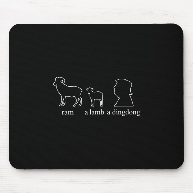 Mousepad Ram A Lamp A Dingdong Trump  (Frente)