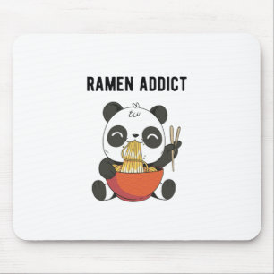 Mousepad Ramen Addict Panda Bear   Doces Japoneses com Pres