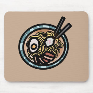 Mousepad Ramen ama japonês fofo