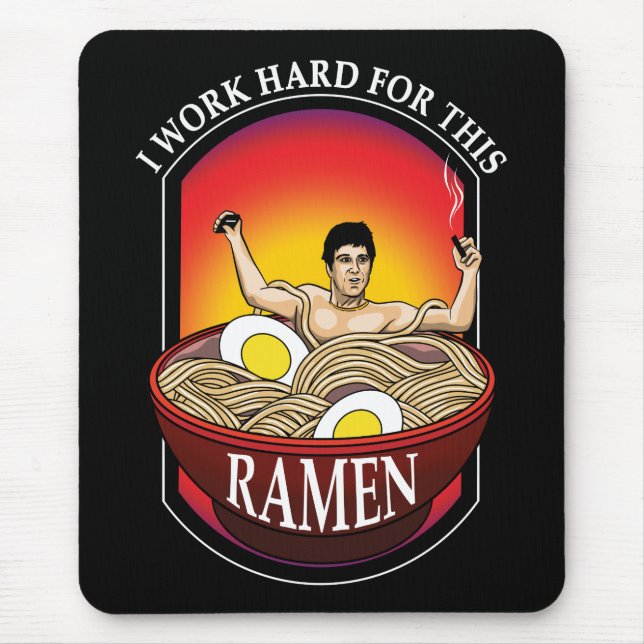 Mousepad Ramen Lover Gangster (Frente)