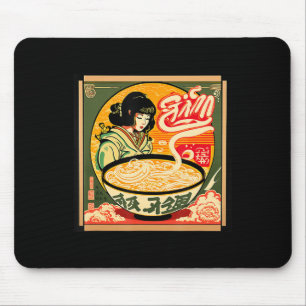 Mousepad Ramen Retro Sushi Vintage Estilo de Animação Japon