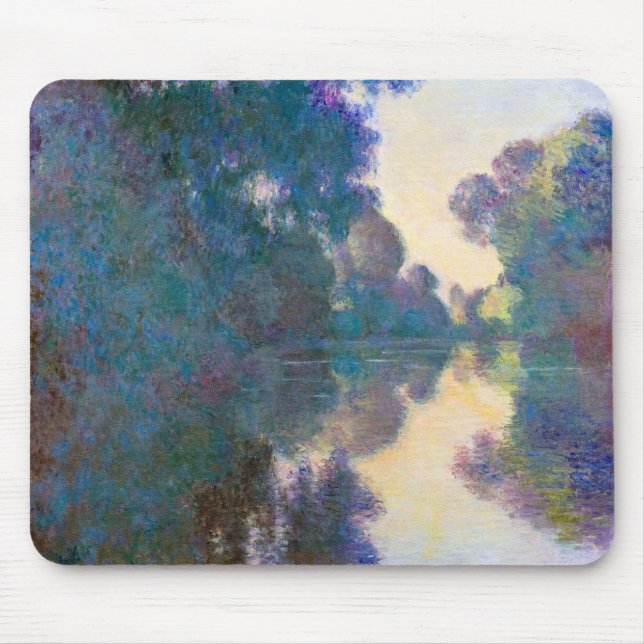 Mousepad Ramificação do Sena perto de Giverny, Monet (Frente)
