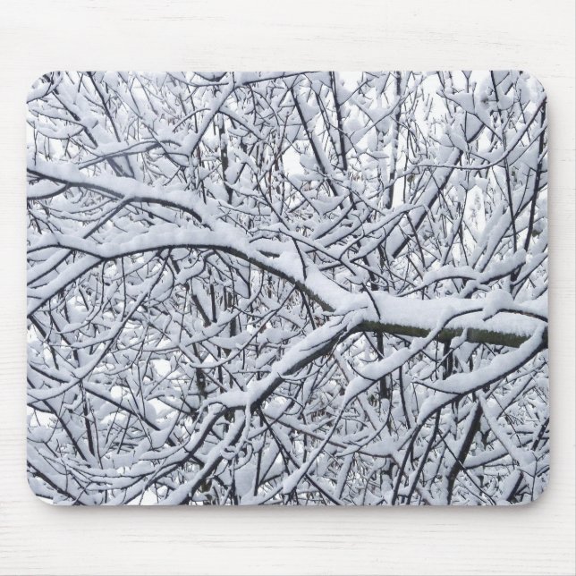 Mousepad Ramificações de Neve (Frente)