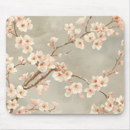Mousepad Ramo de Sakura Flor de Cerejeira Vintage