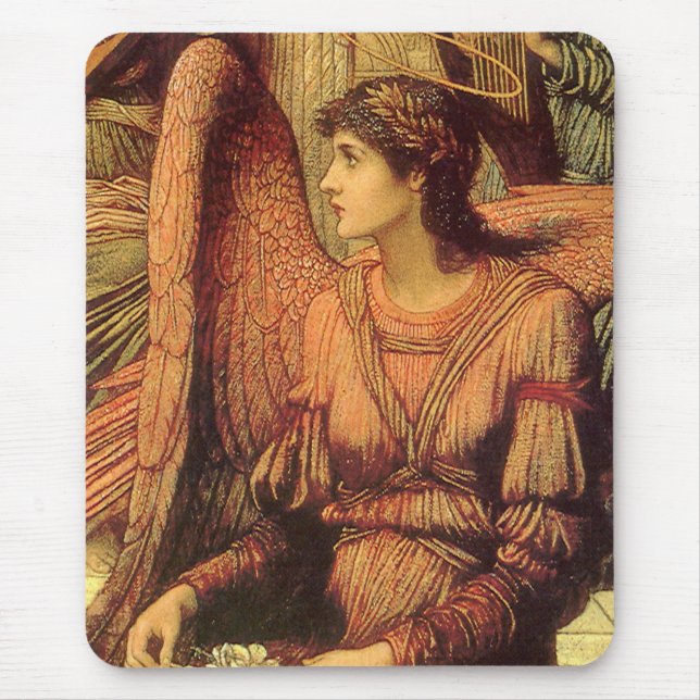 Mousepad Rampart of God's House, Angel de John Strudwick (Frente)