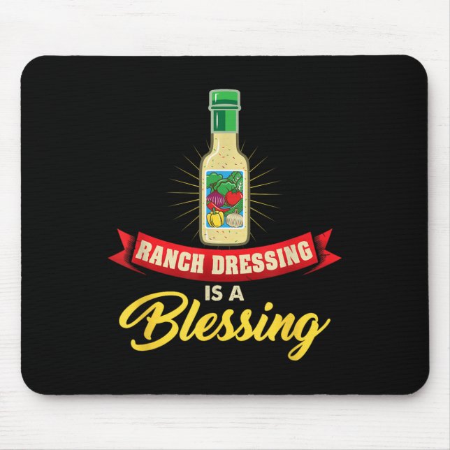 Mousepad Ranking É Uma Bênção Engraçada Comida Favorita C (Frente)