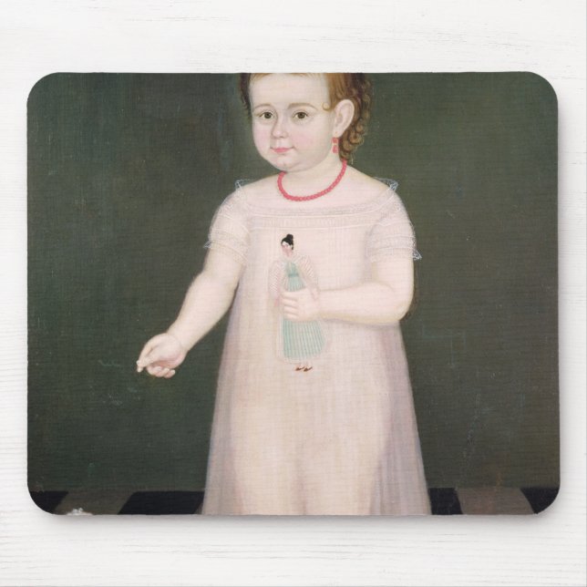 Mousepad Rapariga com uma boneca, 1838 (Frente)