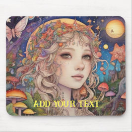 Mousepad Rapariga de Fantasia - Personalizada