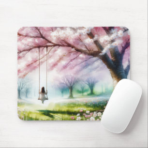 Mousepad Rapariga em Balança de Cereja