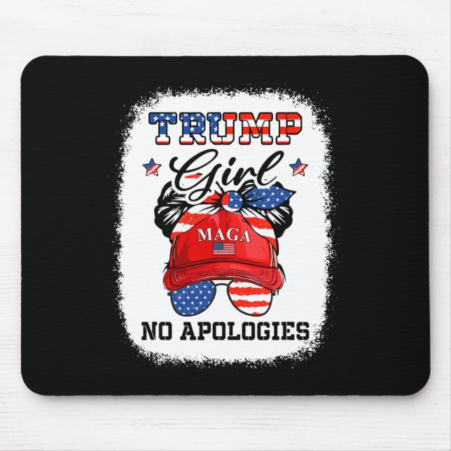 Mousepad Rapariga Sem Desculpas Maga 2024 Mensagem De Voto  (Frente)