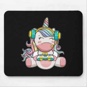 Mousepad Rapariga Unicórnio Jogo Gaming Bonito Jogo Mulhere