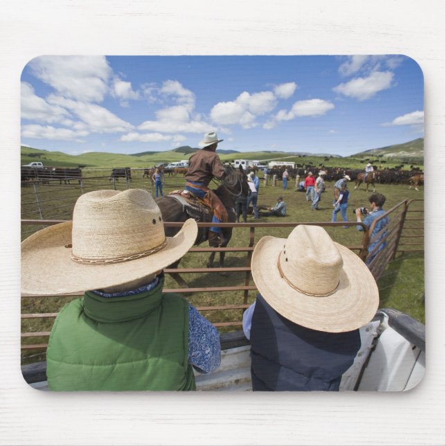 Mousepad Rapazes observam a marcação da Hughes Ranch de 200 (Frente)
